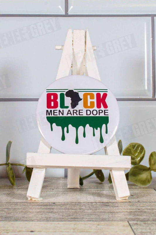 Black Men Are Dope Pinback Button, pinback buttons, pinback button set, custom button pins, pin back buttons, button badge